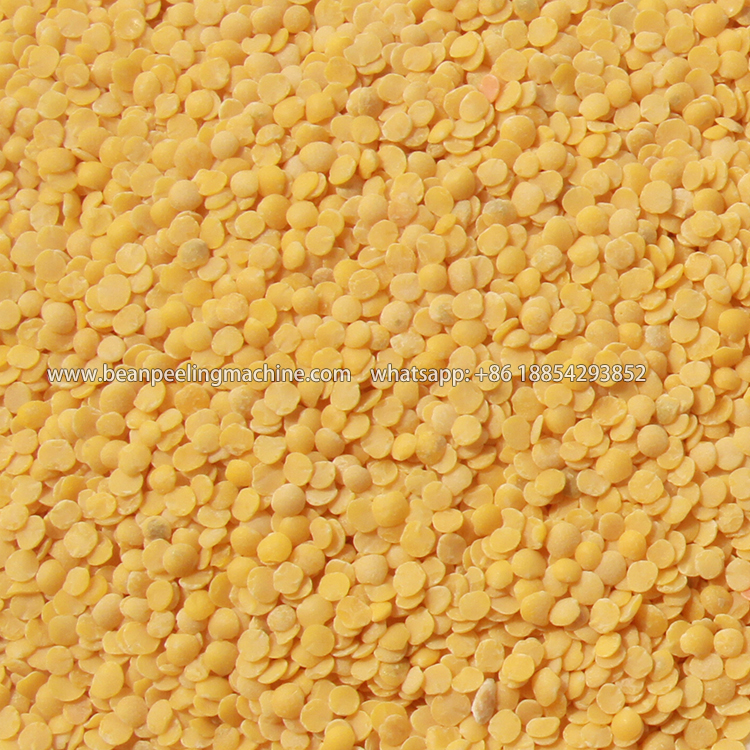 High quality yellow/red lentil splitting machine lentil processing machine